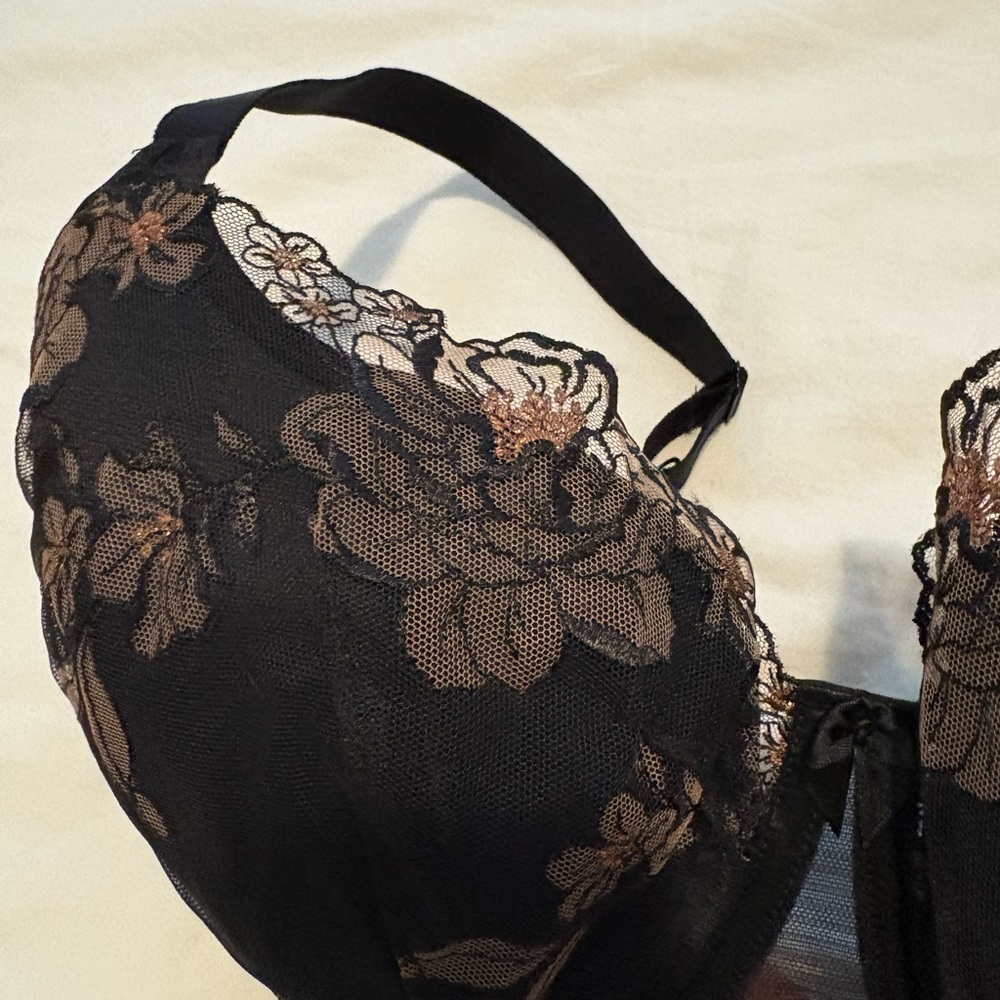 Elomi Teagan Half Padded Plunge Bra Size 34H UK - Picture 3 of 5